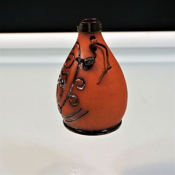 Guyana Caribbean Decorative Pottery Vintage 1998 Artist Signed Earth Tone 4.5 In - Picture 2 of 7